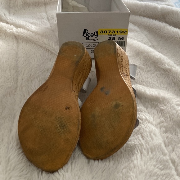 Italian leather white girls sandals - Picture 4 of 4